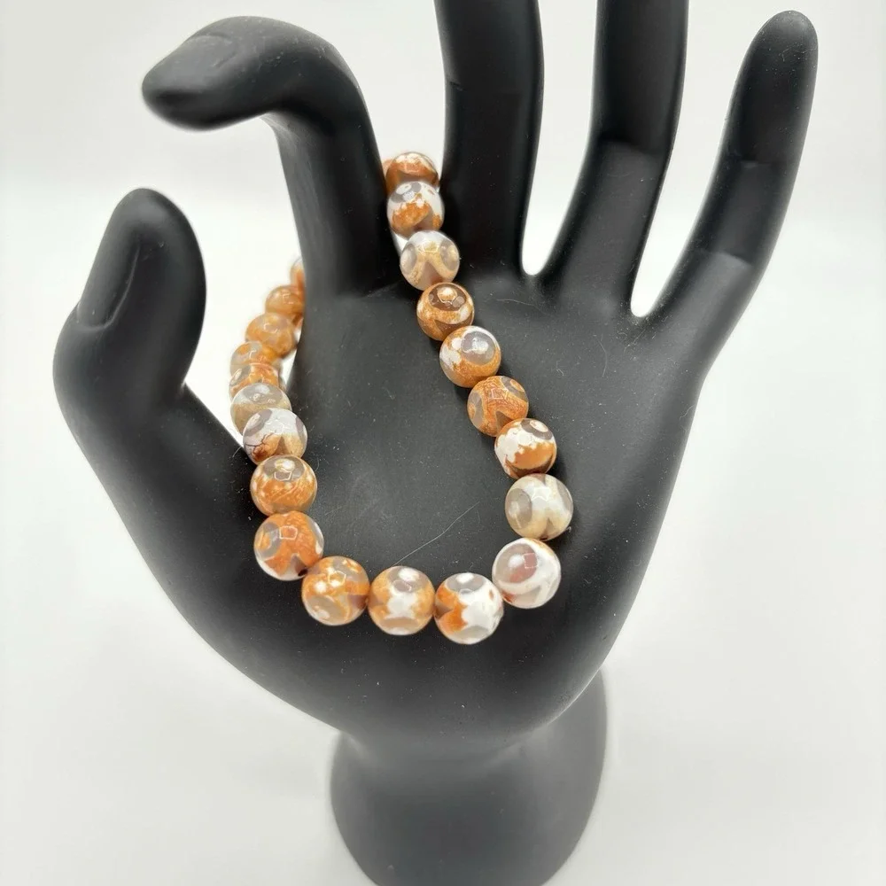 Natural Orbicular Jasper Beaded Stretch 8mm Gemstone Healing‎ Jewelry